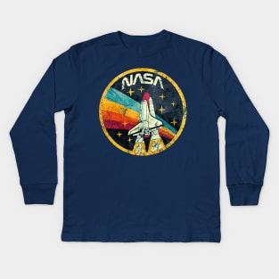 Vintage NASA Kids Long Sleeve T-Shirt